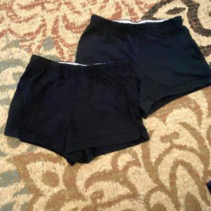Old Navy Girls S 6/7 Black Gymnastic Dance Jazz Elastic Short Shorts